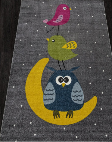 Ковер российский C227 RIO (Фризе, серый)