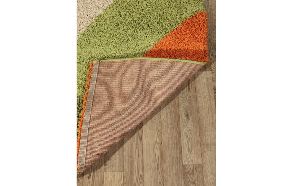 Ковер Highline 2805 9206 green высокий ворс, пушистый