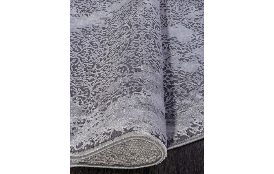 Ковер турецкий овальный 03792A GREY - коллекция ARMINA