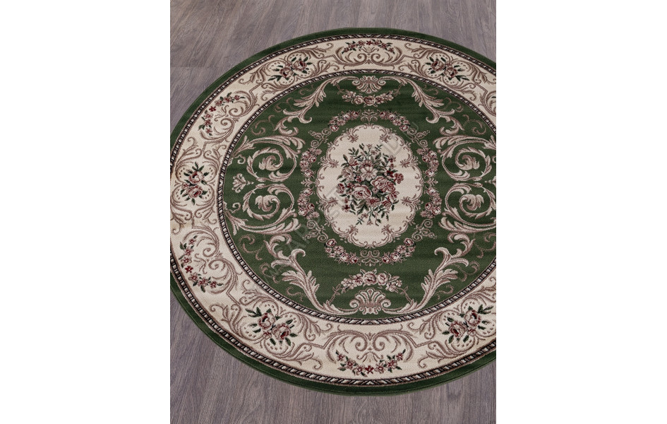 Ковер D066 - GREEN - круглый COLIZEY