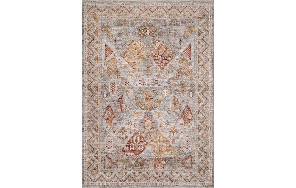 Ковер L0728A - LIGHT BLUE - Прямоугольник - коллекция MUMBAI