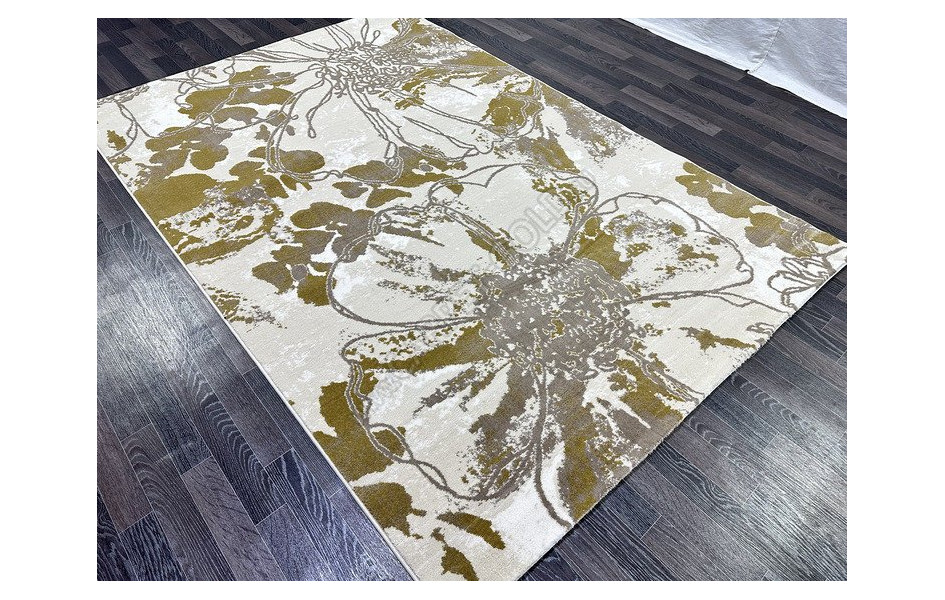 D094A_YELLOW / LIGHT BEIGE Madison с цветами