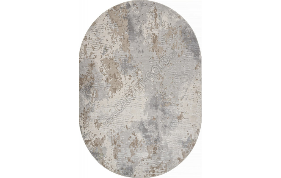 Ковер F171 - CREAM-GREEN - Овал - коллекция LIMAN