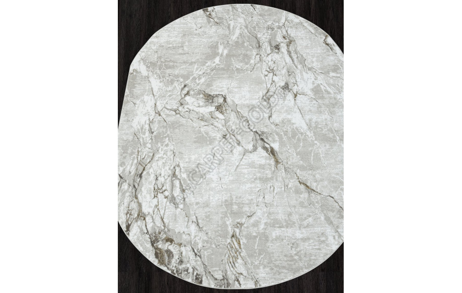 Ковер GL071E - BROWN / BROWN - Овал - коллекция NENSI