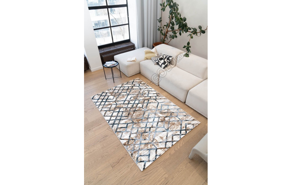 K551B_CREAM SHIRINK / BLUE FDY Белла