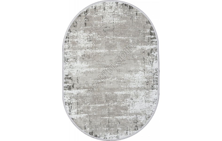 Ковер D649BC - BEIGE / CREAM - Овал - коллекция LORENZO